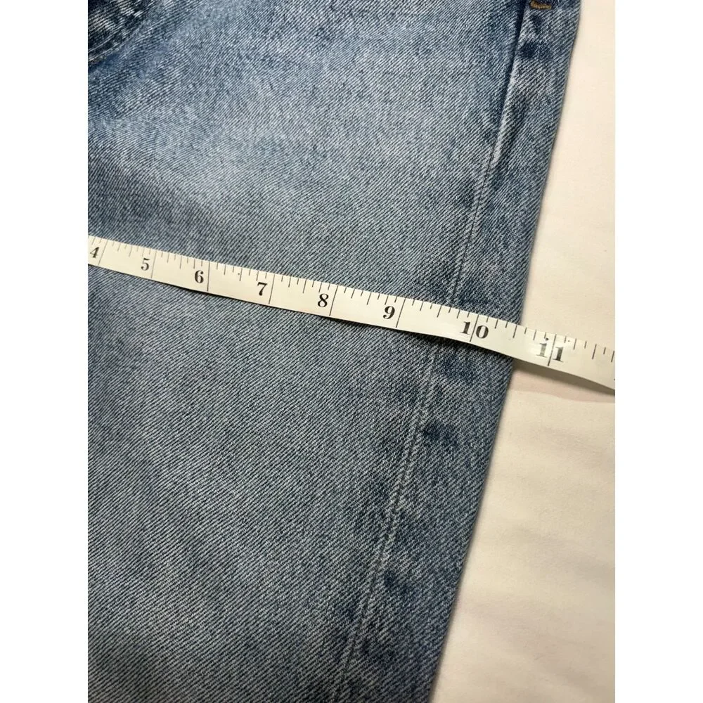 AGOLDE 90's High-Rise Distressed Straight Leg Jeans A154B-1141- Size 25 GUC